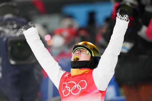 体育比赛-空中技巧“王牌之师”再闪耀 齐广璞用难度拼下金牌